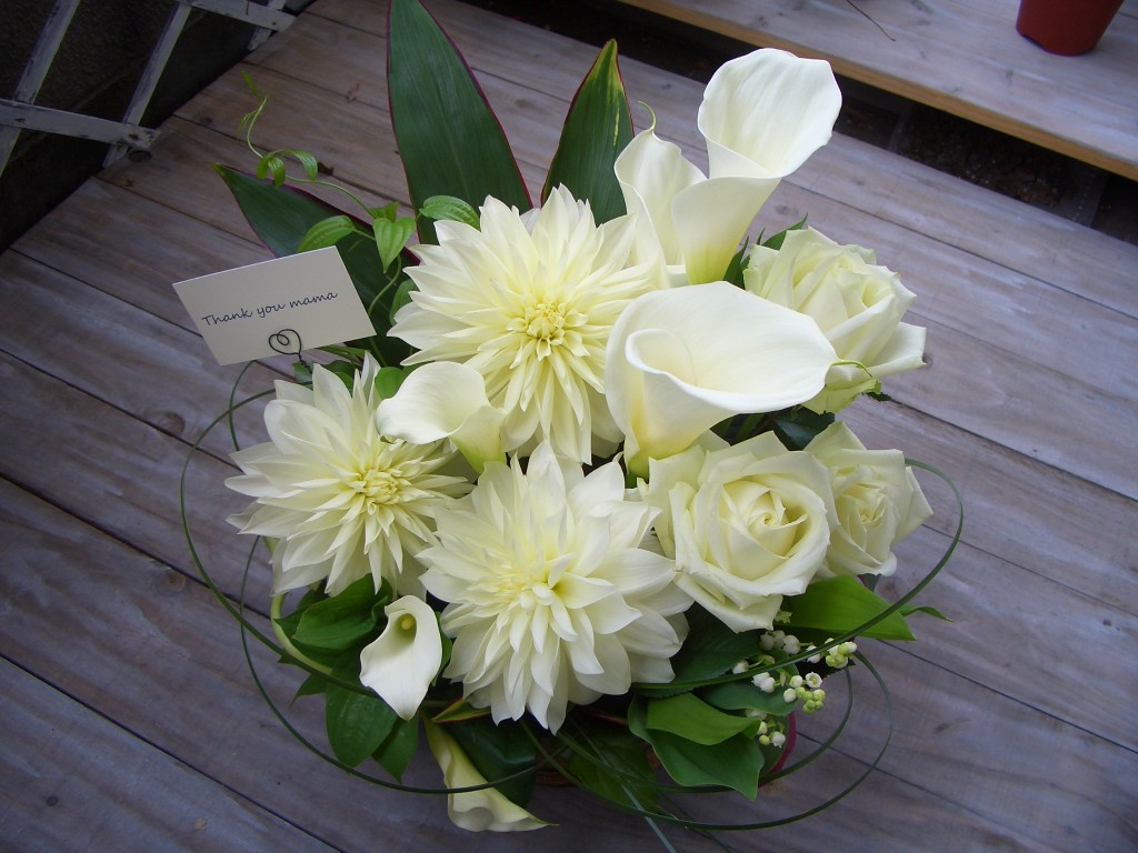 白グリーンでシンプルに